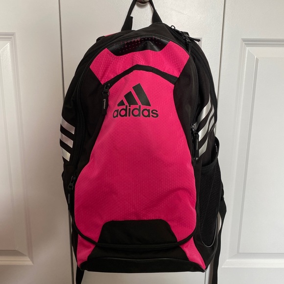 Adidas Stadium soccer backpack bag pink